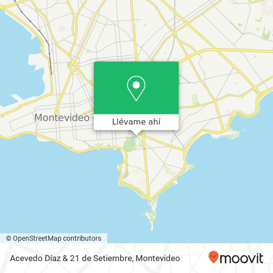 Mapa de Acevedo Díaz & 21 de Setiembre