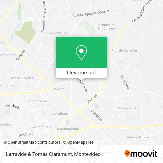 Mapa de Larravide & Tomás Claramunt