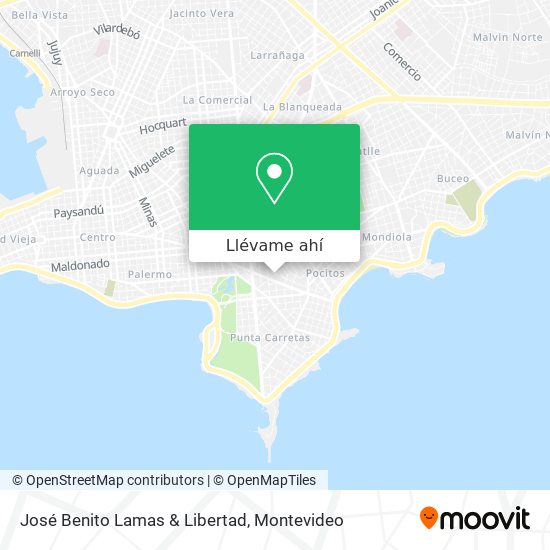 Mapa de José Benito Lamas & Libertad