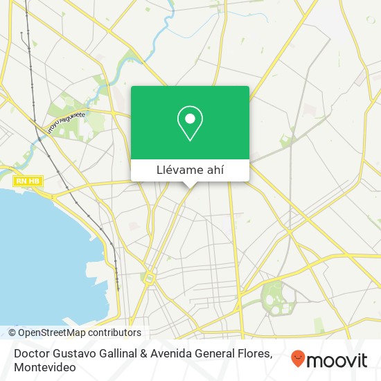 Mapa de Doctor Gustavo Gallinal & Avenida General Flores
