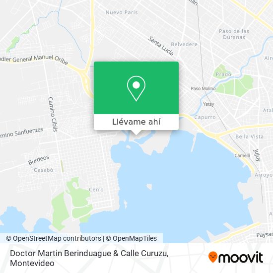 Mapa de Doctor Martin Berinduague & Calle Curuzu
