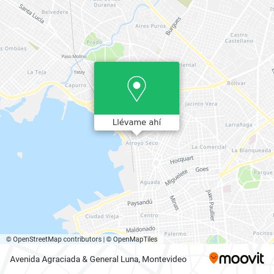 Mapa de Avenida Agraciada & General Luna