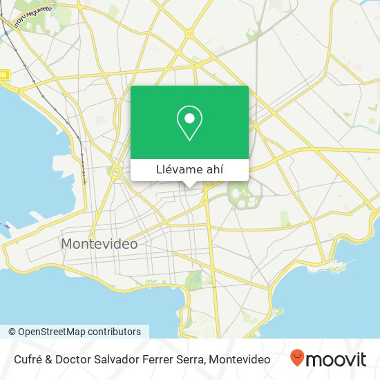 Mapa de Cufré & Doctor Salvador Ferrer Serra