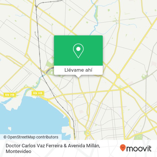 Mapa de Doctor Carlos Vaz Ferreira & Avenida Millán