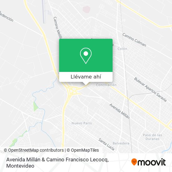 Mapa de Avenida Millán & Camino Francisco Lecocq