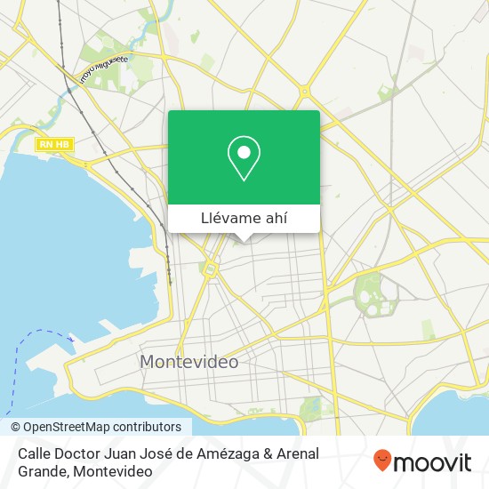 Mapa de Calle Doctor Juan José de Amézaga & Arenal Grande