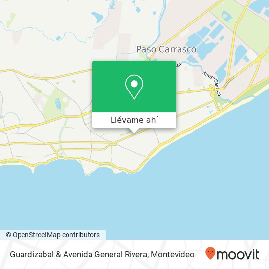 Mapa de Guardizabal & Avenida General Rivera