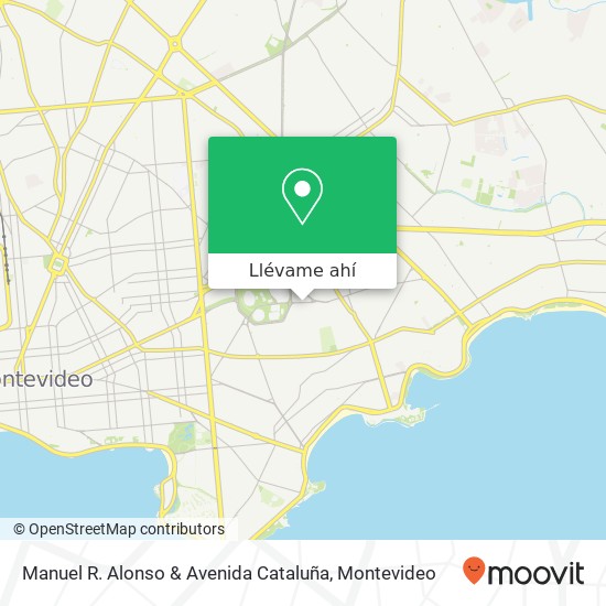 Mapa de Manuel R. Alonso & Avenida Cataluña
