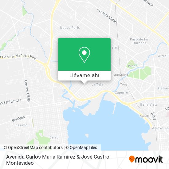 Mapa de Avenida Carlos María Ramírez & José Castro
