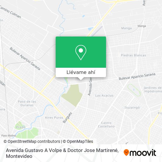 Mapa de Avenida Gustavo A Volpe & Doctor Jose Martirené