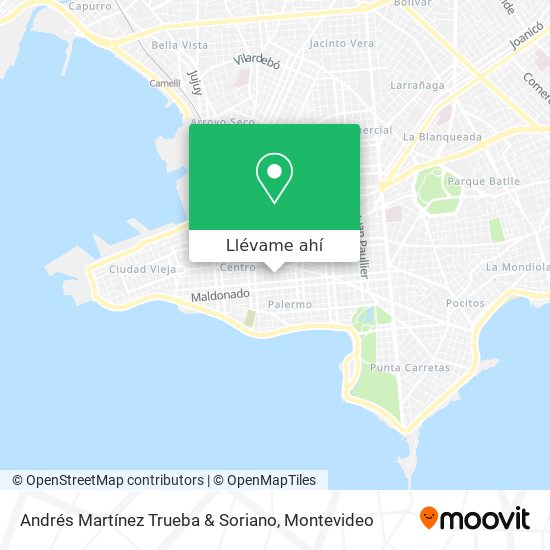 Mapa de Andrés Martínez Trueba & Soriano