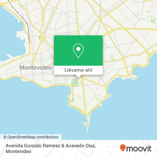 Mapa de Avenida Gonzalo Ramírez & Acevedo Díaz