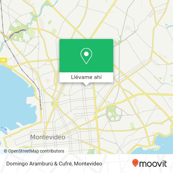 Mapa de Domingo Aramburú & Cufré