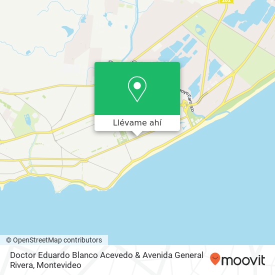 Mapa de Doctor Eduardo Blanco Acevedo & Avenida General Rivera