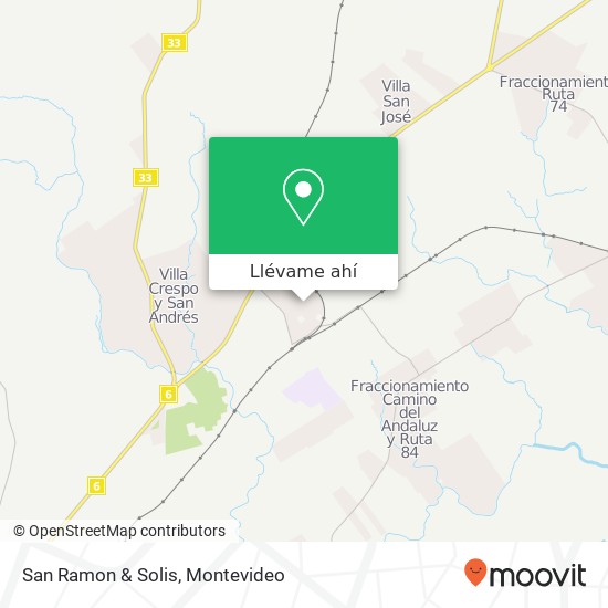 Mapa de San Ramon & Solis
