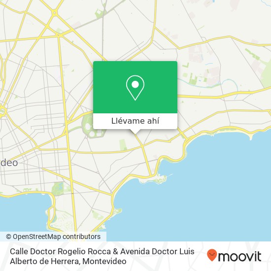 Mapa de Calle Doctor Rogelio Rocca & Avenida Doctor Luis Alberto de Herrera