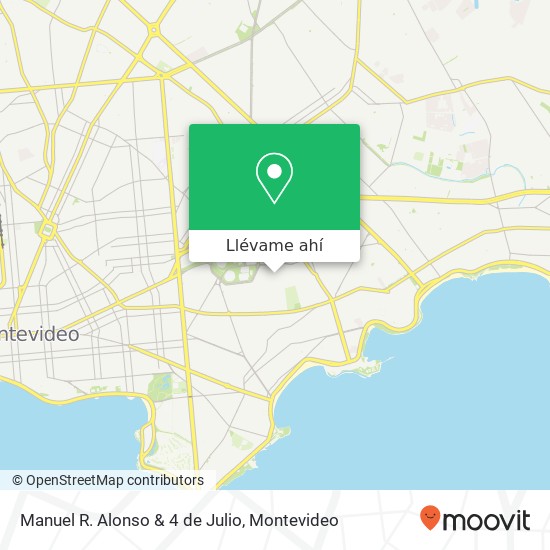 Mapa de Manuel R. Alonso & 4 de Julio