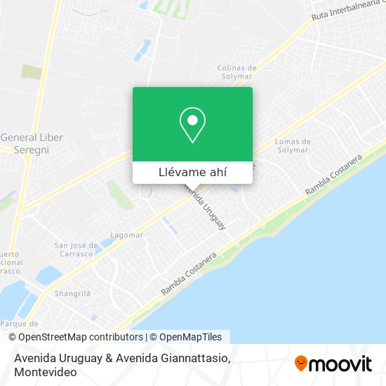 Mapa de Avenida Uruguay & Avenida Giannattasio