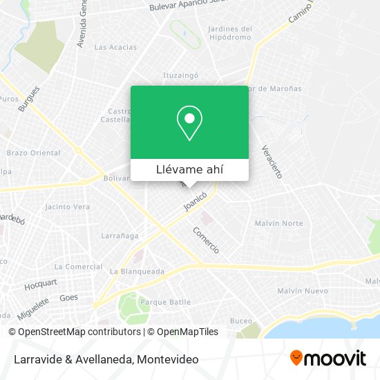 Mapa de Larravide & Avellaneda