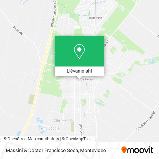 Mapa de Massini & Doctor Francisco Soca