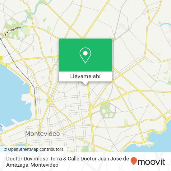 Mapa de Doctor Duvimioso Terra & Calle Doctor Juan José de Amézaga