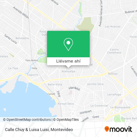 Mapa de Calle Chuy & Luisa Luisi