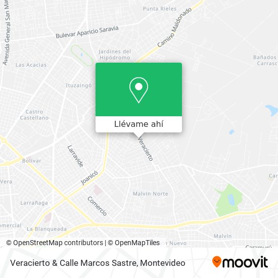 Mapa de Veracierto & Calle Marcos Sastre