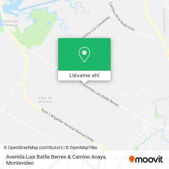 Mapa de Avenida Luis Batlle Berres & Camino Anaya