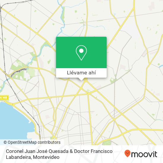 Mapa de Coronel Juan José Quesada & Doctor Francisco Labandeira