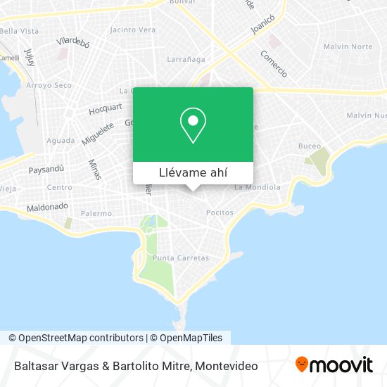 Mapa de Baltasar Vargas & Bartolito Mitre
