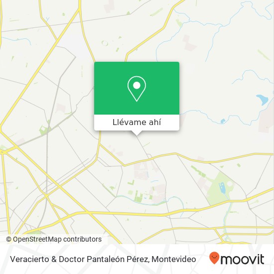 Mapa de Veracierto & Doctor Pantaleón Pérez
