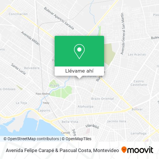 Mapa de Avenida Felipe Carapé & Pascual Costa