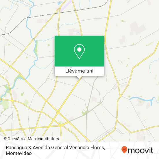 Mapa de Rancagua & Avenida General Venancio Flores