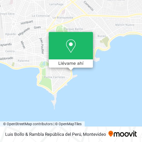 Mapa de Luis Bollo & Rambla República del Perú