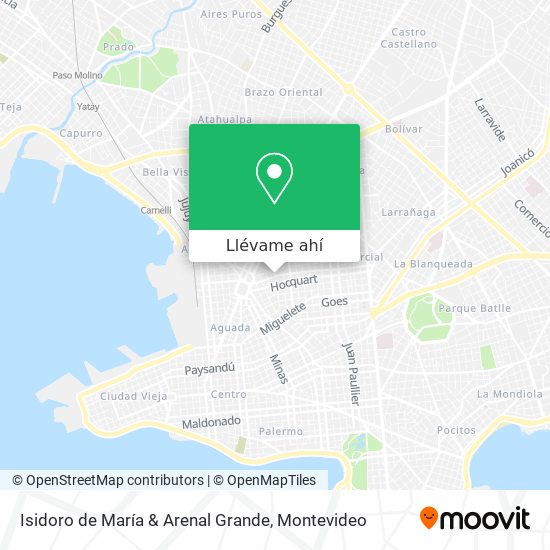 Mapa de Isidoro de María & Arenal Grande