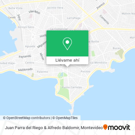 Mapa de Juan Parra del Riego & Alfredo Baldomir