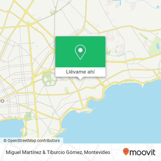 Mapa de Miguel Martínez & Tiburcio Gómez
