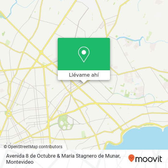 Mapa de Avenida 8 de Octubre & María Stagnero de Munar