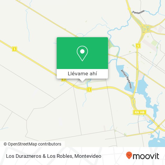 Mapa de Los Durazneros & Los Robles