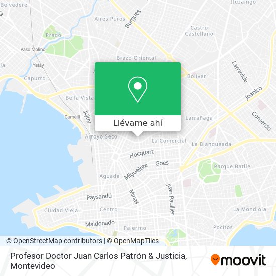 Mapa de Profesor Doctor Juan Carlos Patrón & Justicia