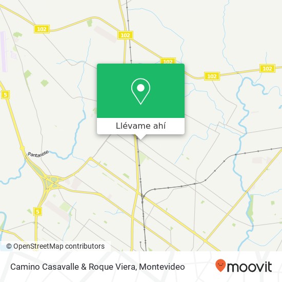 Mapa de Camino Casavalle & Roque Viera