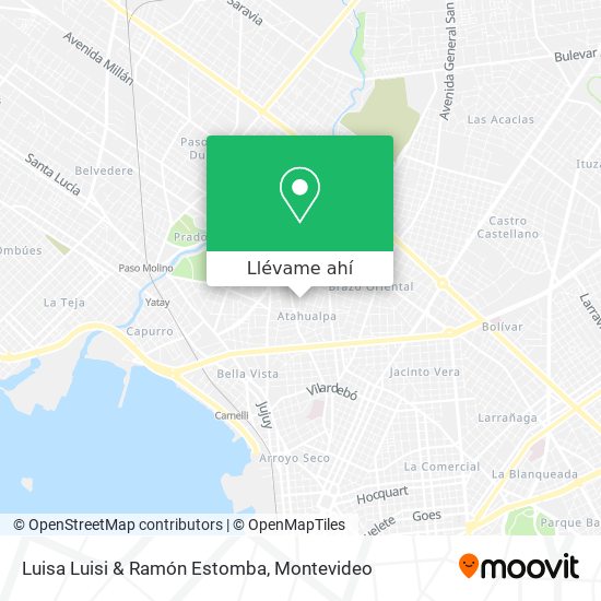 Mapa de Luisa Luisi & Ramón Estomba