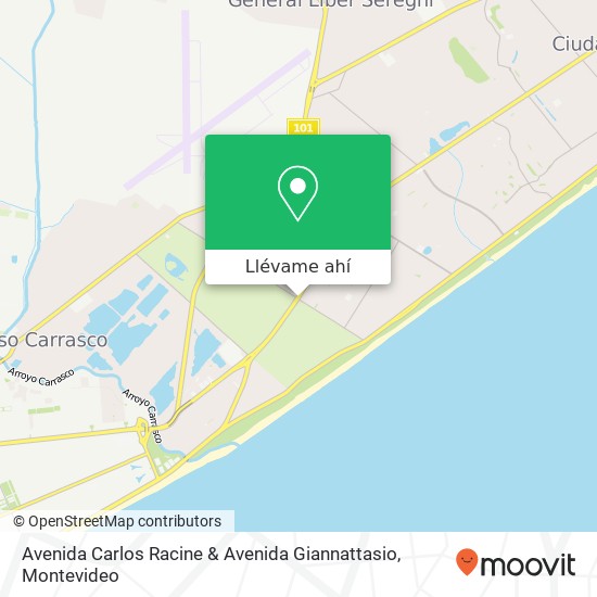 Mapa de Avenida Carlos Racine & Avenida Giannattasio
