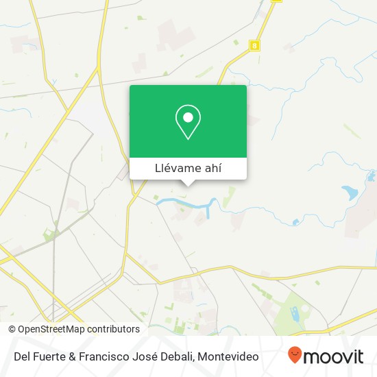 Mapa de Del Fuerte & Francisco José Debali