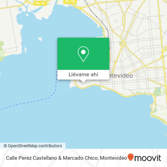 Mapa de Calle Perez Castellano & Mercado Chico