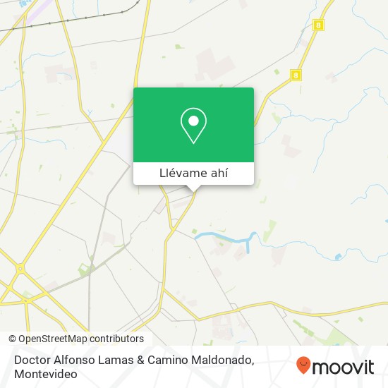 Mapa de Doctor Alfonso Lamas & Camino Maldonado