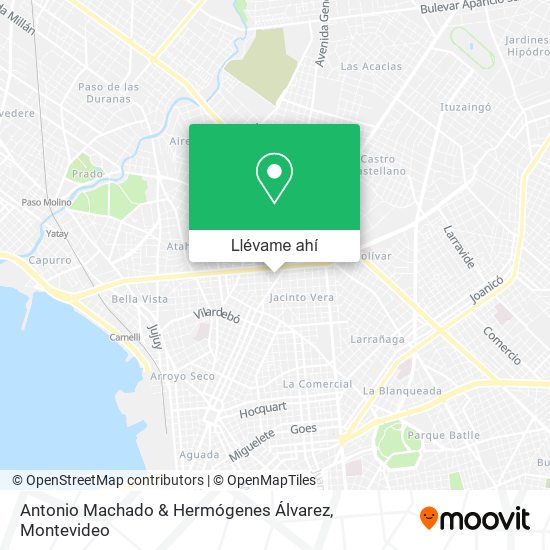 Mapa de Antonio Machado & Hermógenes Álvarez