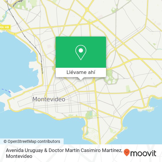 Mapa de Avenida Uruguay & Doctor Martín Casimiro Martínez