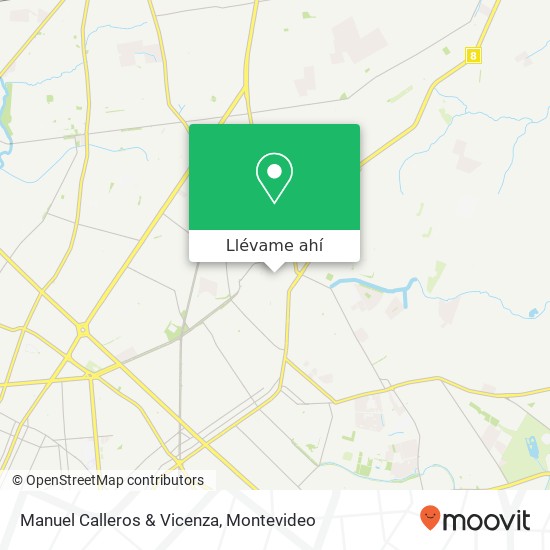 Mapa de Manuel Calleros & Vicenza