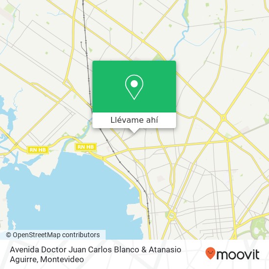 Mapa de Avenida Doctor Juan Carlos Blanco & Atanasio Aguirre